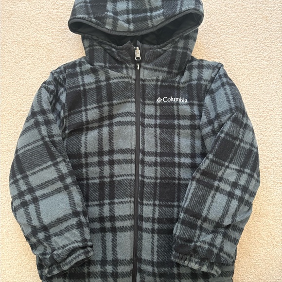 Columbia Reversible Kids Black Puffer Jacket - Picture 2 of 5